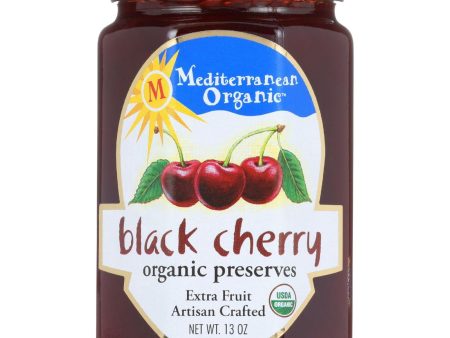 Mediterranean Organic Fruit Preserves - Organic - Black Cherry - 13 Oz - Case Of 12 Online