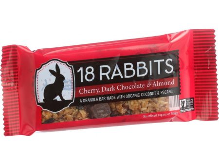 18 Rabbits Organic Granola Bar - Cherry Dark Chocolate And Almond - Case Of 12 - 1.6 Oz Bars Online