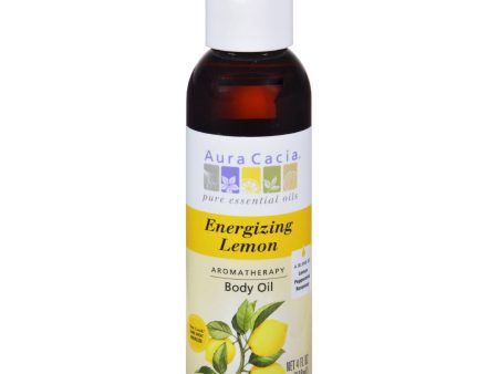 Aura Cacia Aromatherapy Body Oil Energize - 4 Fl Oz Sale