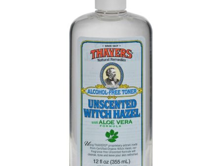 Thayers Witch Hazel With Aloe Vera Unscented - 12 Fl Oz Discount