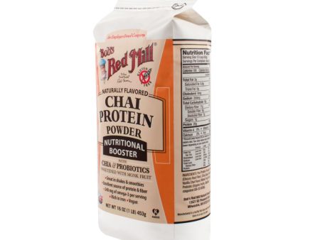 Bob s Red Mill Chai Protein Powder Nutritional Booster - 16 Oz - Case Of 4 Online