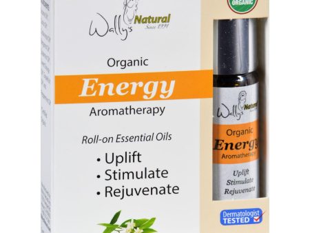 Wallys Natural Products Aromatherapy Blend - Organic - Roll-on - Essential Oils - Energy - .33 Oz Online Sale