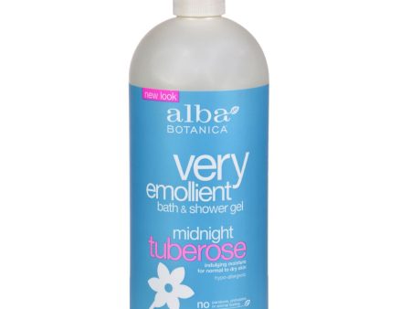 Alba Botanica Very Emollient Bath And Shower Gel Midnight Tuberose - 32 Fl Oz Online Hot Sale