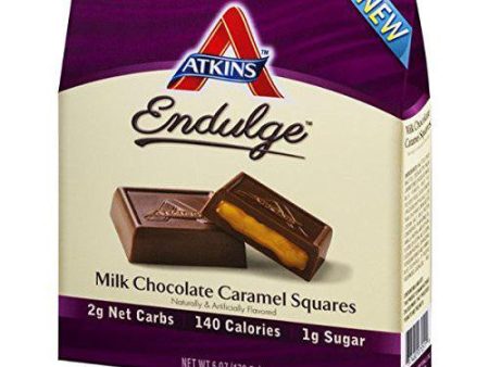 Atkins Endulge Pieces - Milk Chocolate Caramel Squares - 5 Oz - 1 Case on Sale