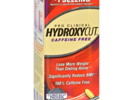 Hydroxycut Pro Clinical Hydroxycut Caffeine Free - 72 Caplets on Sale