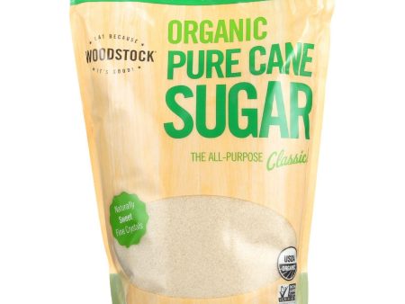 Woodstock Sugar - Organic - Pure Cane - Granulated - 4.4 Lb - Case Of 5 Fashion