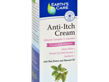 Earth s Care Anti-itch Cream - 2.4 Oz Online Hot Sale