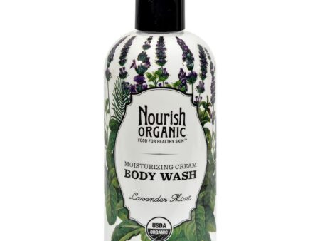 Nourish Organic Body Wash - Lavender Mint - 10 Oz Supply