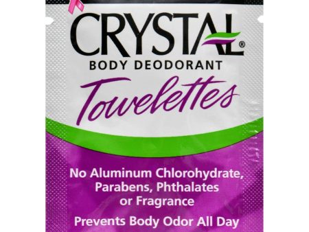 Crystal Deodorant Solo Towlette Display Case - Case Of 48 - .1 Oz For Cheap