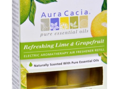 Aura Cacia Air Freshener Refill - Lime And Grape - 3 Pack on Sale