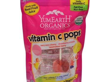 Yummy Earth Organic Vitamin C Pops - 3 Oz - Case Of 6 Online Sale