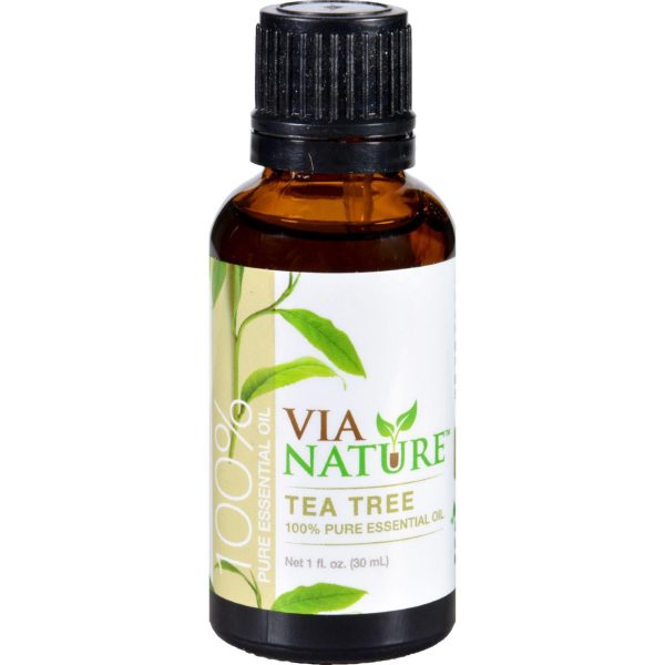 Via Nature Essential Oil - 100 Percent Pure - Tea Tree - Single - 1 Fl Oz Sale