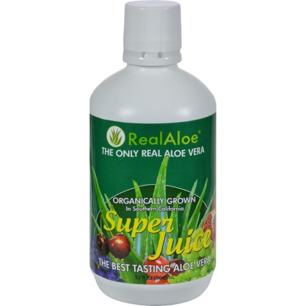 Real Aloe Aloe Vera Super Juice - 32 Fl Oz Supply