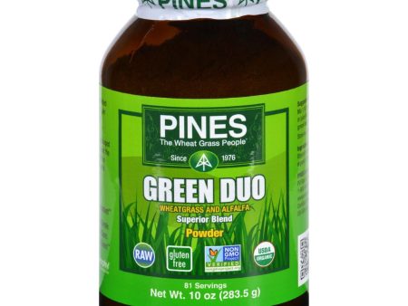 Pines International Green Duo - Organic - Powder - 10 Oz Discount