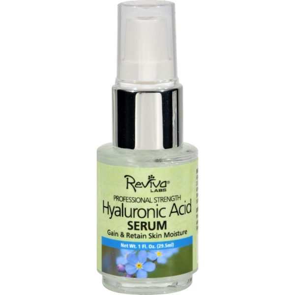 Reviva Labs Hyaluronic Acid Serum - 1 Fl Oz Hot on Sale