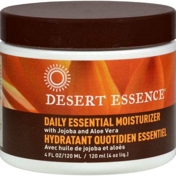 Desert Essence Facial Mositurizer - Daily Essential - 4 Fl Oz on Sale