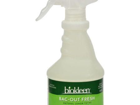 Biokleen Bac-out Fresh Natural Fabric Refresher - Lemon Thyme - 16 Oz Discount