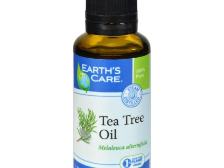 Earth s Care Essential Oil - 100 Percent Pure - Austr Tea Tree - 1 Fl Oz Supply