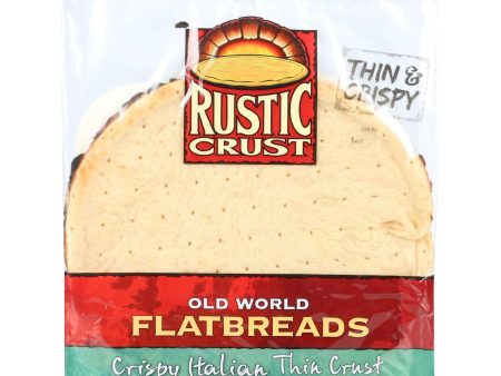 Rustic Crust Pizza Crust - F;atbreads - Thin Crust - 10 Oz - Case Of 8 Supply