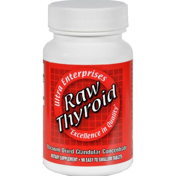 Ultra Glandulars Raw Thyroid - 90 Tablets Discount