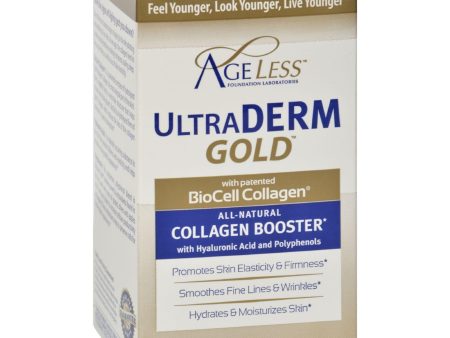 Ageless Foundation Ultraderm Gold Collagen Booster - 60 Capsules Online Hot Sale