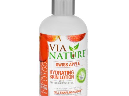 Via Nature Lotion - Hydrating - Swiss Apple - 8 Fl Oz Online Sale