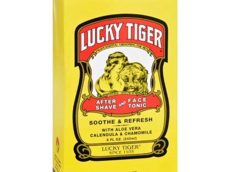 Lucky Tiger After Shave And Face Tonic - 8 Oz Supply