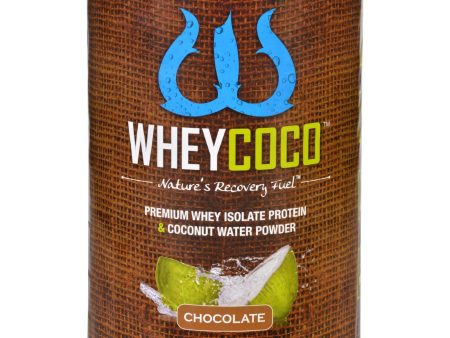 Wheycoco Whey Isolate Protein And Coconut Water - Premium - Powder - Chocolate - 21 Oz Sale