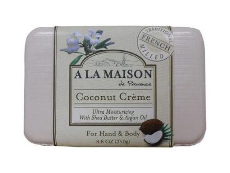 A La Maison Bar Soap - Coconut Creme - 8.8 Oz Supply