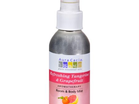 Aura Cacia Aromatherapy Mist Tangerine Grapefruit - 4 Fl Oz Online