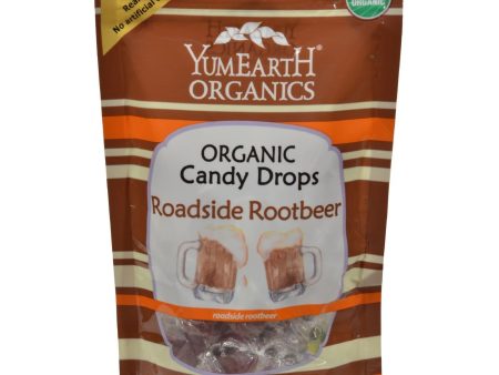 Yummy Earth Organic Candy Drops Roadside Root Beer - 3.3 Oz - Case Of 6 Discount