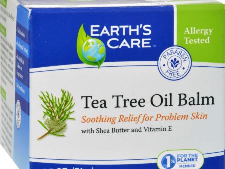 Earth s Care Tea Tree Oil Balm - 2.5 Oz Discount