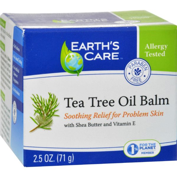 Earth s Care Tea Tree Oil Balm - 2.5 Oz Discount