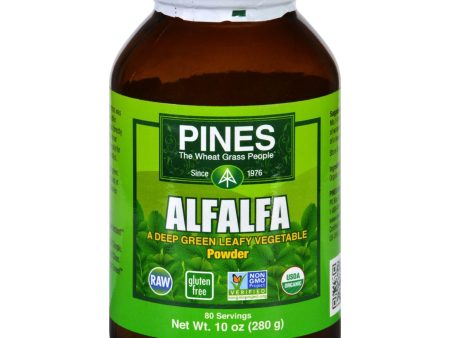 Pines International Alfalfa - Organic - Powder - 10 Oz Hot on Sale