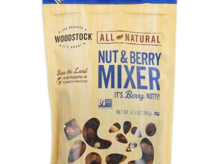 Woodstock Trail Mix - All Natural - Nut And Berry Mixer - 6.5 Oz - Case Of 8 Fashion