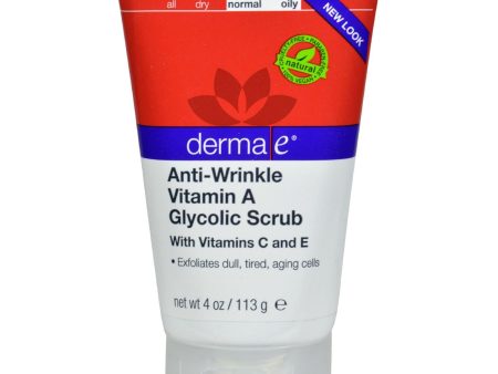 Derma E Vitamin A Glycolic Facial Scrub - 4 Oz Sale