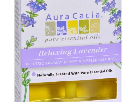 Aura Cacia Air Freshener Refill - Lavender - 3 Pack Online now