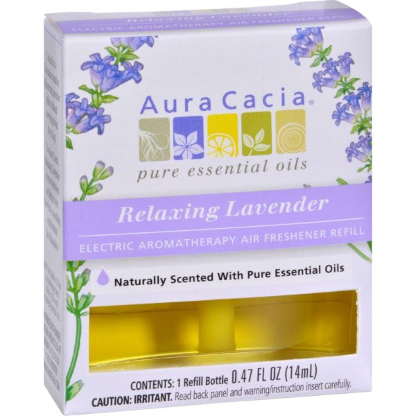 Aura Cacia Air Freshener Refill - Lavender - 3 Pack Online now