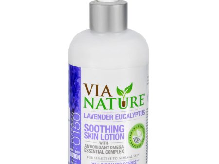 Via Nature Lotion - Soothing - Lavender Eucalyptus - 8 Fl Oz For Cheap