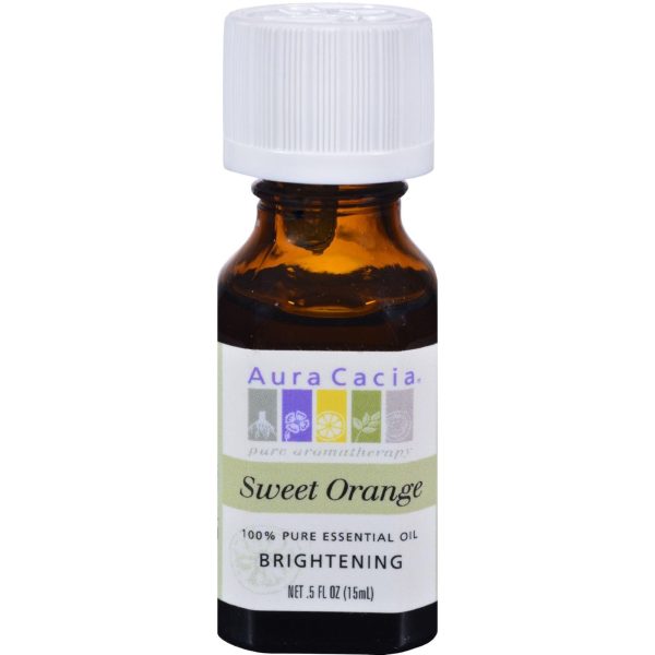 Aura Cacia Essential Oil Sweet Orange - 0.5 Fl Oz Discount