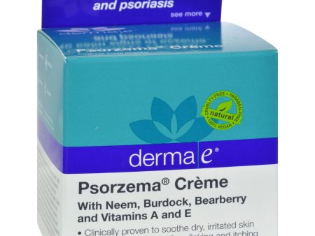 Derma E Psorzema Natural Relief Creme For Scaling Flaking And Itching - 4 Oz Hot on Sale