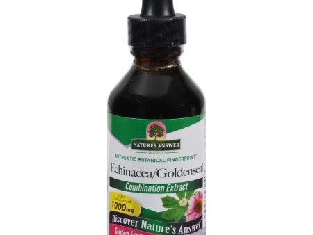 Nature s Answer Echinacea And Goldenseal - 2 Fl Oz on Sale