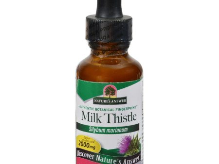 Nature s Answer Milk Thistle Seed - 1 Fl Oz Online Hot Sale