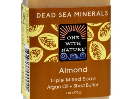 One With Nature Almond Soap Bar - 7 Oz Fashion