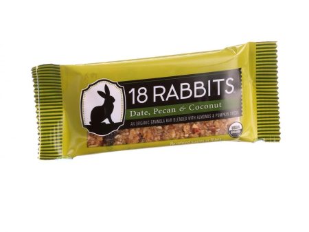 18 Rabbits Organic Granola Bar - Date Pecan And Coconut - Case Of 12 - 1.6 Oz Bars Hot on Sale