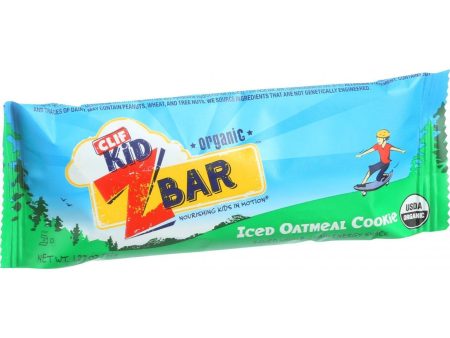 Clif Bar Organic Clif Kid Zbar - Iced Oatmeal Cookie - Case Of 18 - 1.27 Oz Bars Fashion