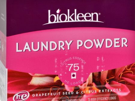 Biokleen Laundry Powder - All Temperature - 5 Lbs For Sale