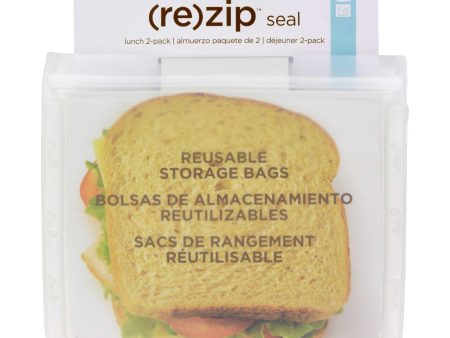 Blue Avocado (re) Zip Seal Lunch Bag - Translucent Discount