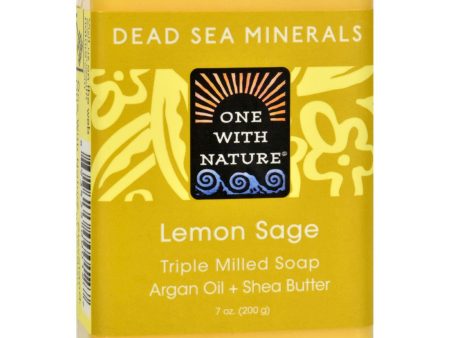 One With Nature Dead Sea Mineral Lemon Verbena Soap - 7 Oz Cheap