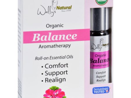 Wallys Natural Products Aromatherapy Blend - Organic - Roll-on - Essential Oils - Balance - .33 Oz Online Sale